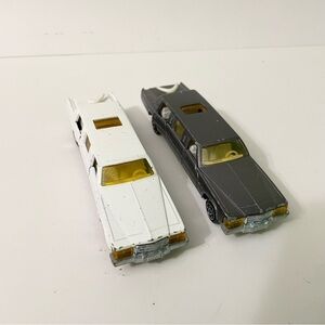 Vintage Lot of 2 Majorette Limousines Diecast
